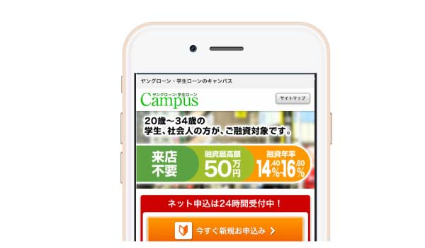 ヤングローンのキャンパス